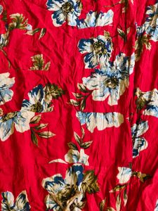 Floral Print Maxi Skirt