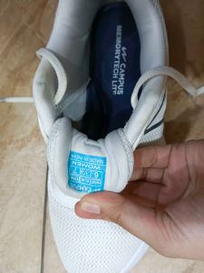 Campus White Running Shoes
