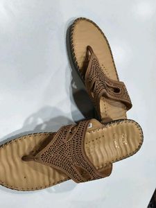 Rhinestone Embellished Thong Sandals