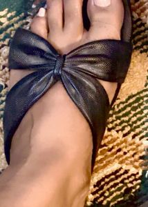 Black Bow wedges (Item 11)