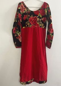 Velvet Floral Kurta
