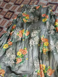 Flower Print Skirt