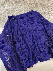 Stylish Purple Woolen Top