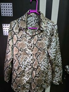 Leopard Print Long Sleeve Shirt