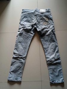 Stylish Grey Denim Jeans