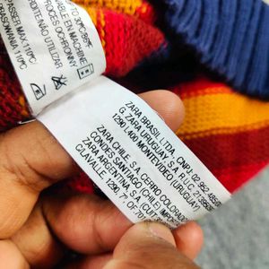 Zara Striped Knit Pullover - Chest 42