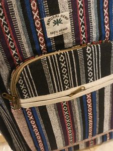 ☘️ BAG PACK With Laptop Sleeve 100% NATURAL HEMP