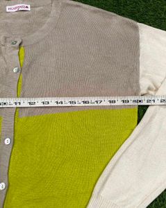 Stylish Color Block Cardigan