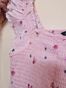 Pink Floral Sundress