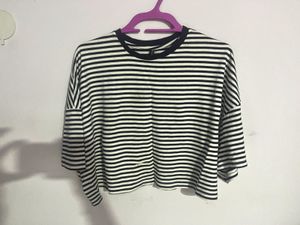 Striped Boxy Top
