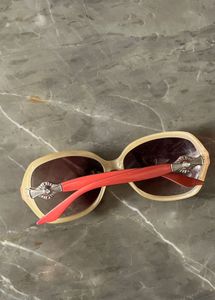 Cream &amp; Orange Sunglasses From Thailand