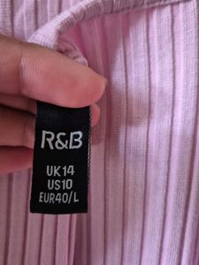 Lavender Ribbed Button-Up Dress