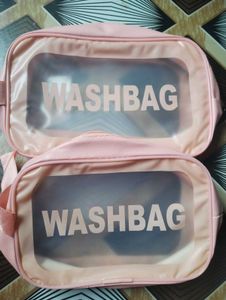 Cute Pink Wash Bags