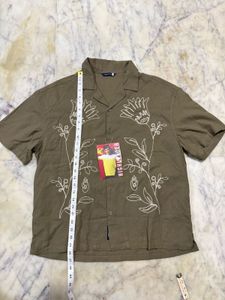 Floral Embroidered Shirt