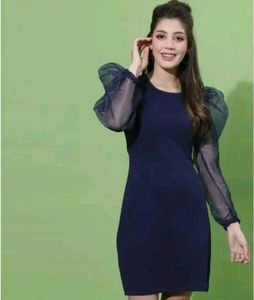 Blue Top Dress