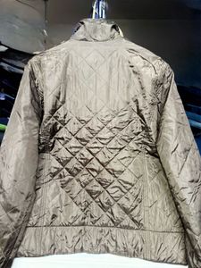 Lacoste Quilted Olive ZipUp Jacket