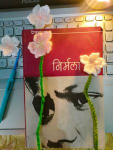 crochet flower bookmark