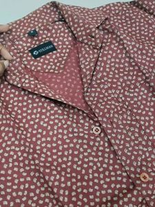 Printed Brown Shirt