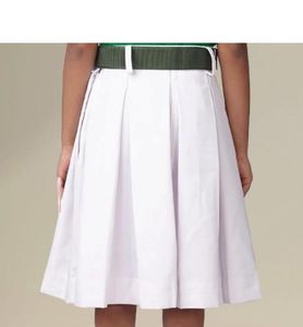 White Pleated Skirt