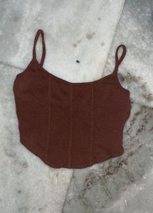 Brown Corset Top