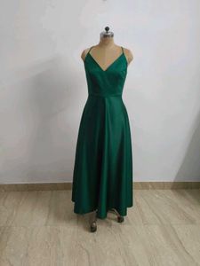 Elegant Green Midi Dress