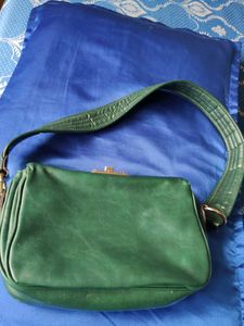 Imported Leather Hobo Bag