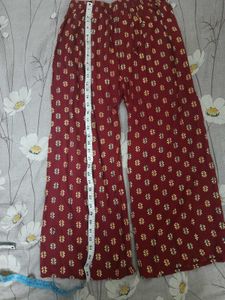 Maroon palazzo..