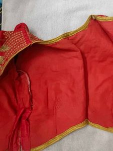 Gota Saree With Heavy Blouse