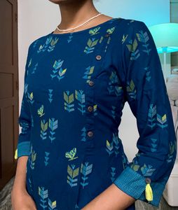Floral Print Kurta