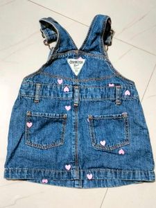 Denim Dungaree 6-9 Months