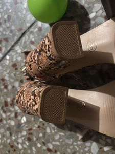 Cheetah Print Block Heel