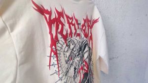 Oversized Puff Printed T-shirt Anime Print Berserk