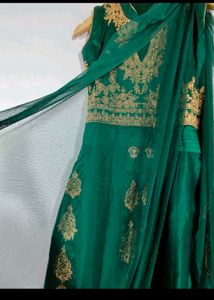 Women Anarkali Dress Floorlength Dupata