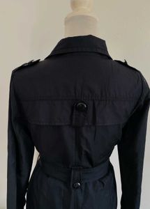 Navy Blue Classic Trench Coat