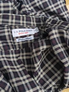 Plaid US Polo Assn. Shirt