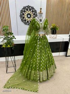 Green Lehenga Choli