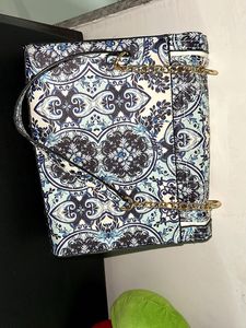 Lino Perros Floral printed structured Shoulder Bag