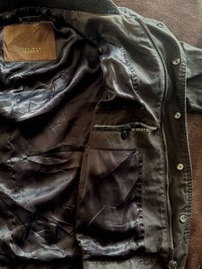 Zara Man Olive Grey Street Wear Jacket