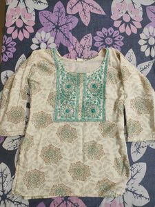 Floral Embroidered Kurti