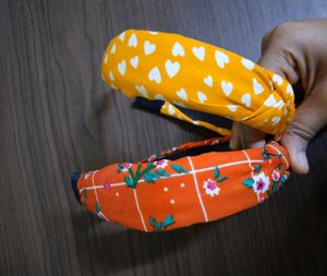 Combo Of 2 Orange Headband