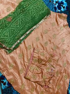 Lehenga, Blouse With Odhani