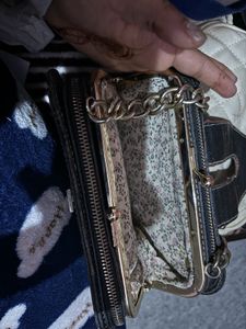 Black Hand Bag And Sling