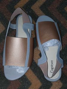 Sandals.