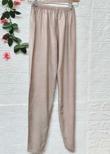 Beige Casual Pants