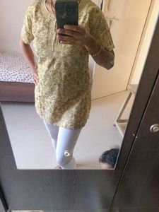 Threadwork Short Kurti