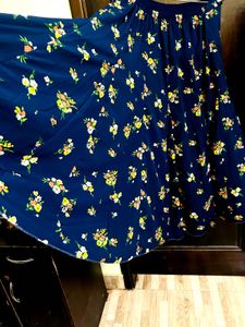 Floral Print Skirt