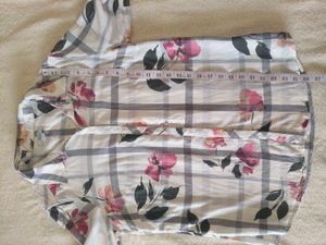 Floral Plaid Button-Down Shirt