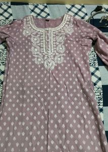 Elegant Embroidered Kurta Set