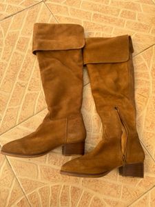 Suede Over the Knee Boots