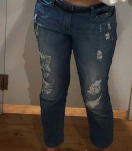 Women Blue Boyfriend Fit Mid-F Rise